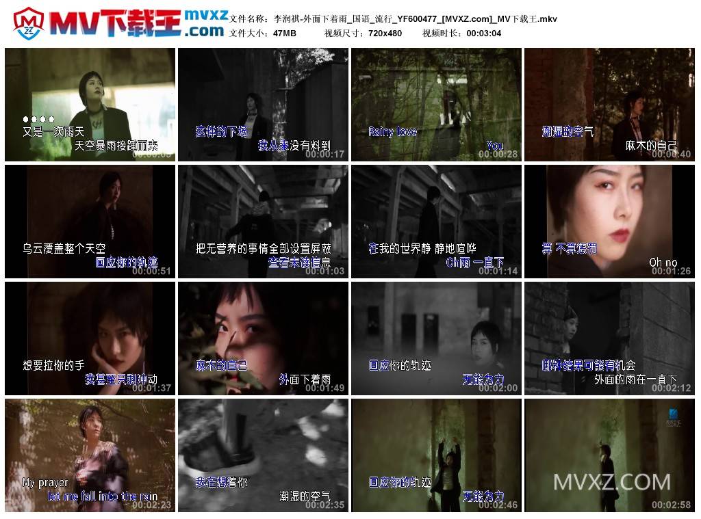 李润祺-外面下着雨_国语_流行_YF600477